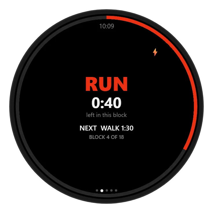Wear OS — The current block