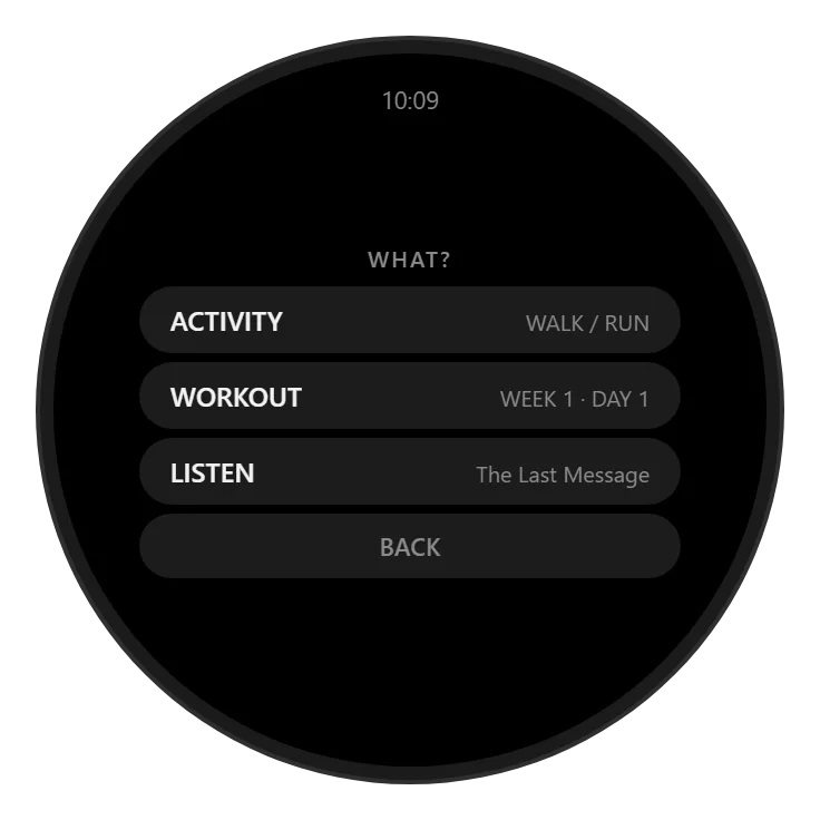 Wear OS — The picker
